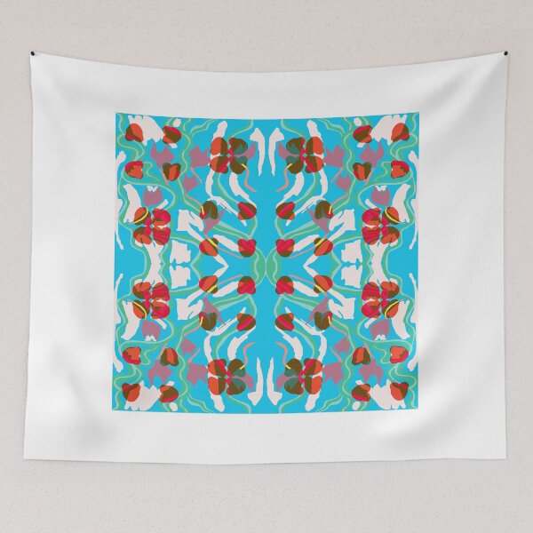 Item preview, Stripe Wave Floral Berries designed and sold by LeilaBlackrose.