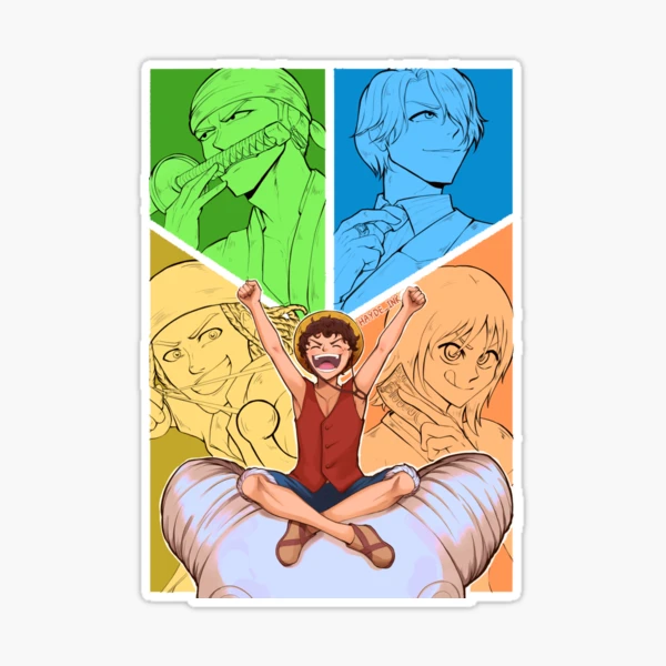 Friends (One Piece Live Action) Sticker for Sale by