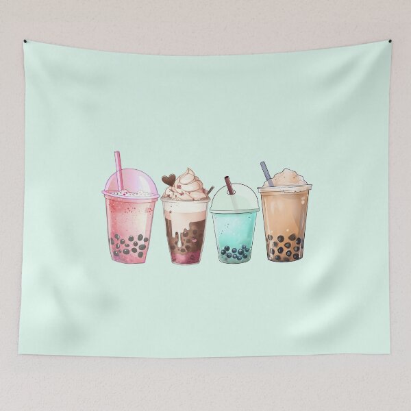 Item preview, Four Boba Sitting: Tales of Friendship and Sips designed and sold by QuadMacDesigns.