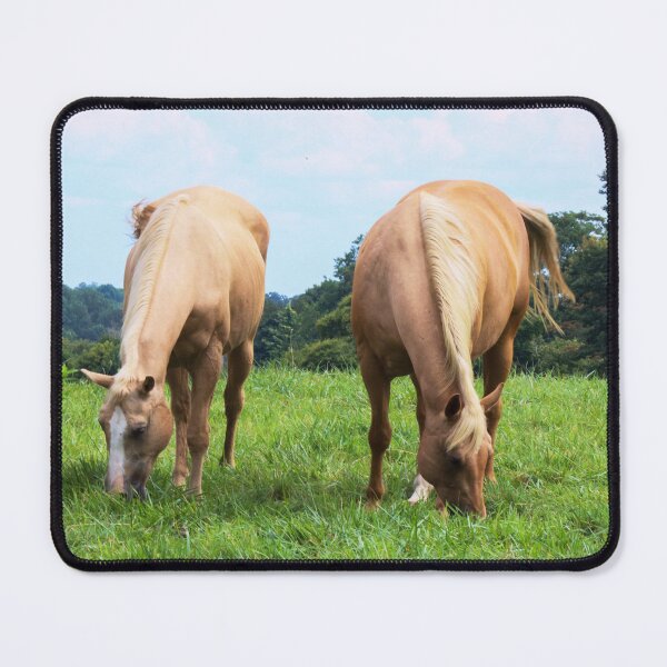 Item preview, Two Cremello Horses in the Field designed and sold by Sonya Umble.