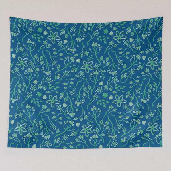 Item preview, Mid Green and Purple Magnolia designed and sold by Jay Dee Dearness.