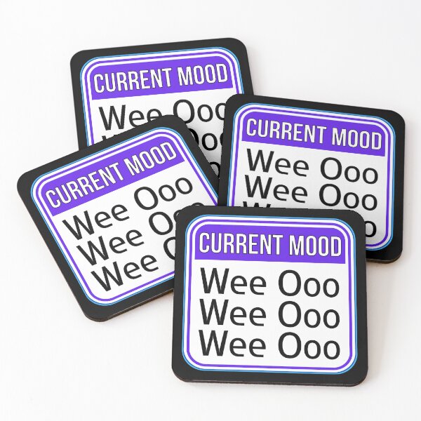 Item preview, CURRENT MOOD:  Wee Ooo Wee Ooo Wee Ooo - funny warning signs designed and sold by DesignsFromTW-S.