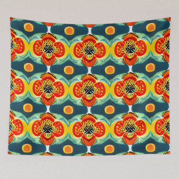 Item preview, Raster abstract ethnic nature hand drawn ornamental background Colorful seamless pattern  designed and sold by Casanova7000.