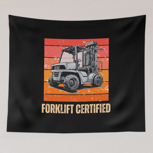 Item preview, Forklift Certified Retro Forklift Operator Forklift Driver designed and sold by rynnzz.