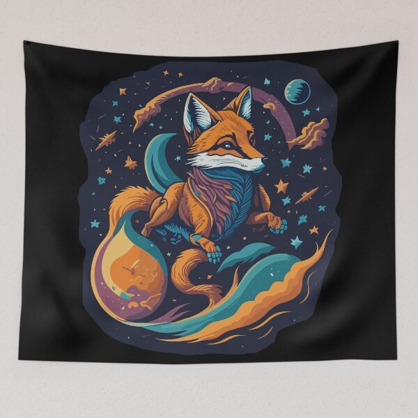 Item preview, Galactic Fox - Space Collection designed and sold by OdranaDesign.