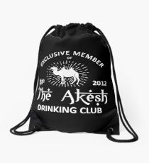 Drinking Club: Akesh Merchandise Drawstring Bag