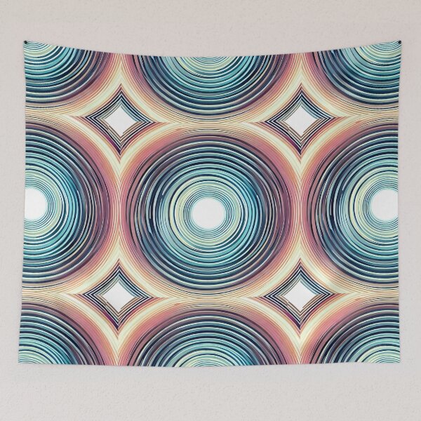 Item preview, Power Line Radius Seamless Pattern  designed and sold by Dodern.
