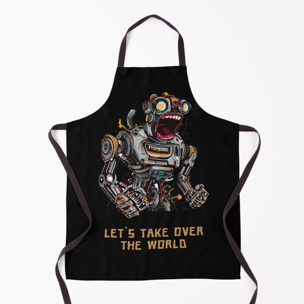 Item preview, Robo art - let`s take over the world designed and sold by SoraSkyDesigns.