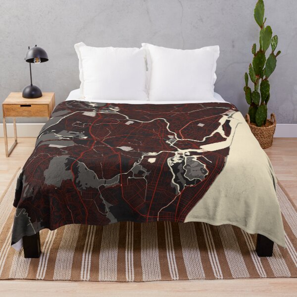Item preview, Recife City Map of Brazil - Vector designed and sold by deMAP.