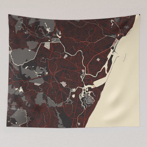 Item preview, Recife City Map of Brazil - Vector designed and sold by deMAP.