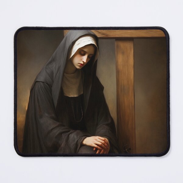 Item preview, Saint Clare of Montefalco designed and sold by SanctifiedSouls.
