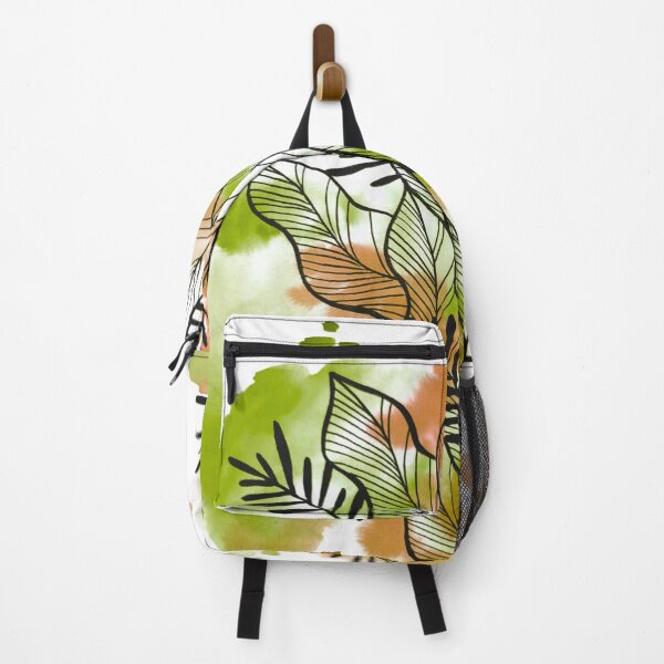 Item preview, Green Brown Watercolor Leafage Ben designed and sold by BEATRIZKOBORI.