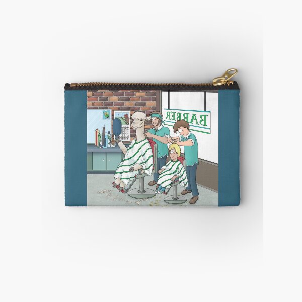 Item preview, Alpaca haircut barber shop designed and sold by Kathy Kuczek.