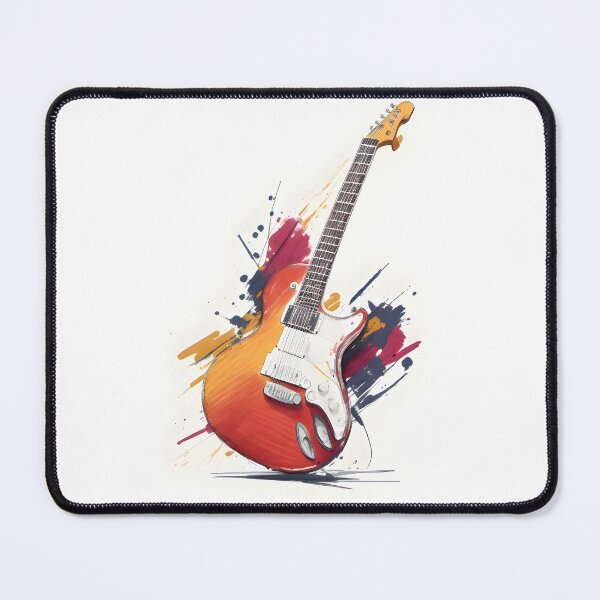 Item preview, Guitarra con toques de color designed and sold by Printables1970.