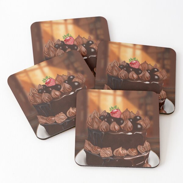 Item preview, Chocolate cake with strawberry designed and sold by Brujaverde.