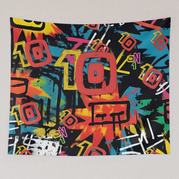 Item preview, Classic Graffiti style Ten Graphic design   designed and sold by JD72shirtshop.