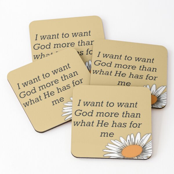 Item preview, I Want To Want God More Than What He Has For Me designed and sold by Kaitlyn Keith.
