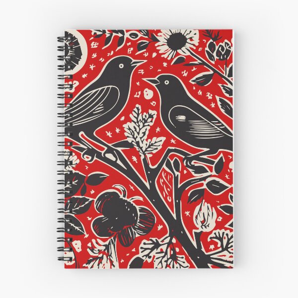 Item preview, Lino Cut Birds designed and sold by Texterns.