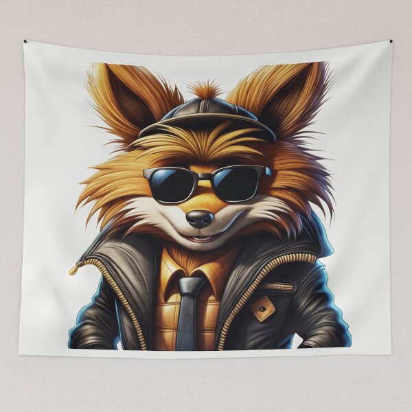 Item preview, Fashionable Wolf designed and sold by TodoDecoArt.