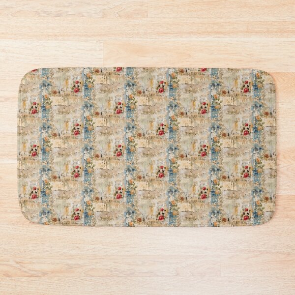 Item preview, Botanical Shabby Chic Flower Pattern designed and sold by JunkWithSteph.