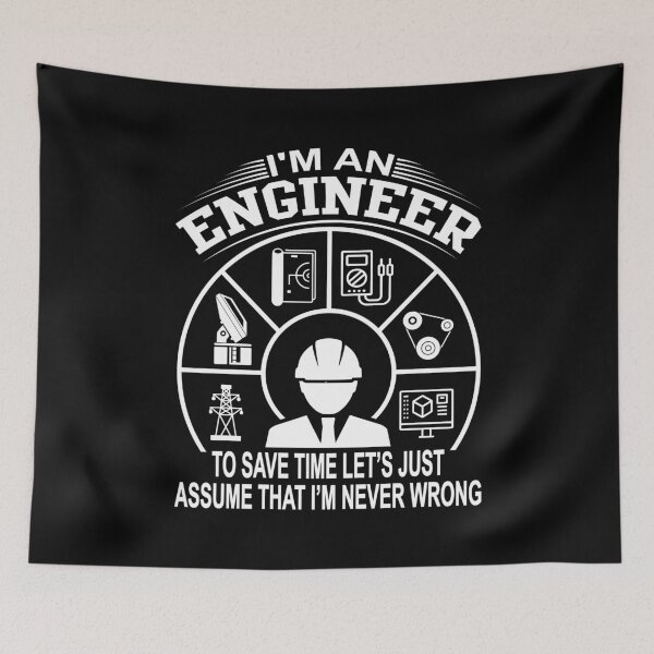 Item preview, I'm An Engineer To Save Time Let's Assume I'm Always Right designed and sold by jingdomdesgine.
