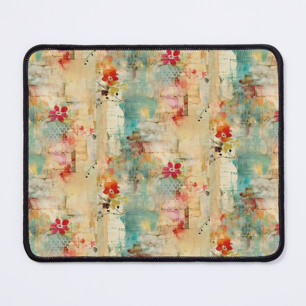 Item preview, Vibrant Shabby Chic Flower Pattern designed and sold by JunkWithSteph.