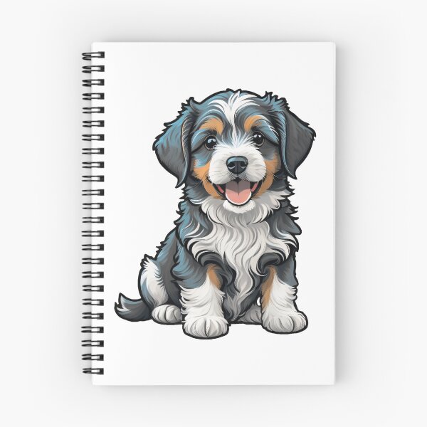 Item preview, Blue Merle Aussiepoo Puppy - No Text designed and sold by cuteadnauseum.