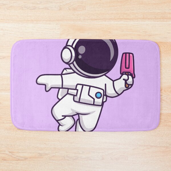 Item preview, Chilly Cosmonaut: Cute Astronaut Holding Popsicle Ice Cream Cartoon Vector Icon Illustration" designed and sold by hjian8219.