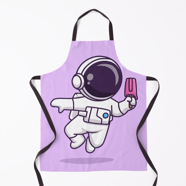 Item preview, Chilly Cosmonaut: Cute Astronaut Holding Popsicle Ice Cream Cartoon Vector Icon Illustration" designed and sold by hjian8219.