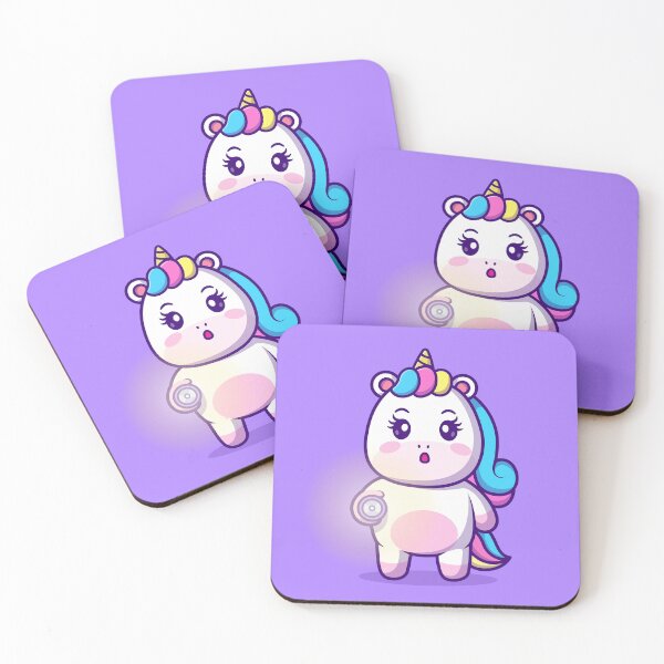 Item preview, Magical Illumination: Cute Unicorn Holding Flashlight Cartoon Vector Icon Illustration designed and sold by hjian8219.