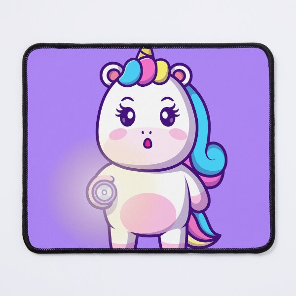 Item preview, Magical Illumination: Cute Unicorn Holding Flashlight Cartoon Vector Icon Illustration designed and sold by hjian8219.
