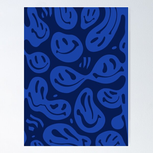 Item preview, Cool Blue Melted Happiness designed and sold by STUDIO MORE Los Angeles.