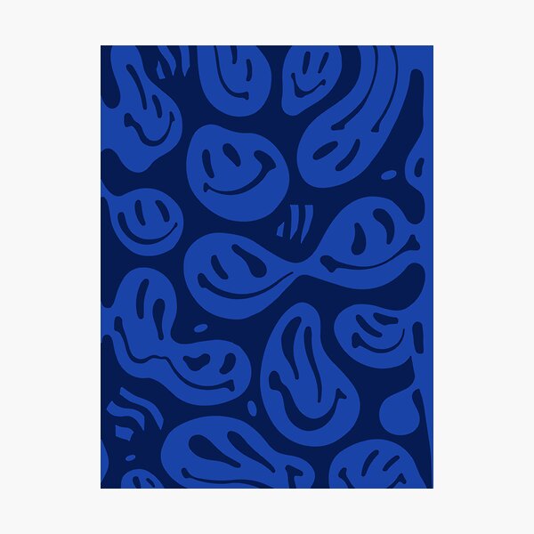 Item preview, Cool Blue Melted Happiness designed and sold by STUDIO MORE Los Angeles.