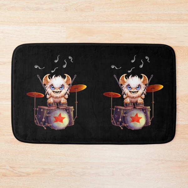 Item preview, monster rock drummer designed and sold by Artbellachi.