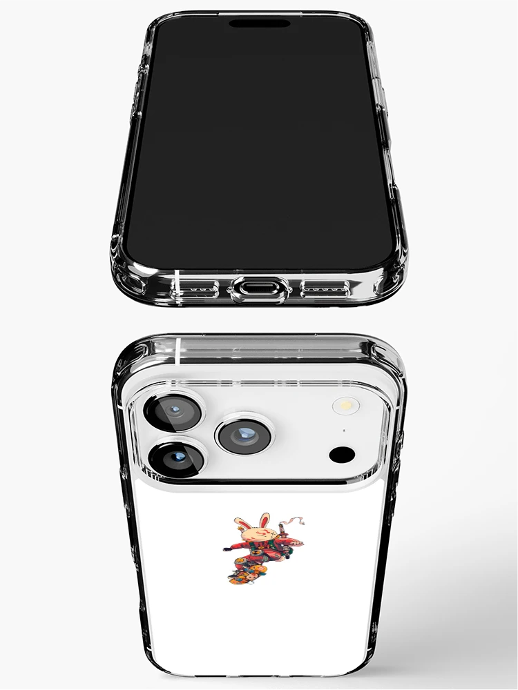 Thumbnail 3 of 5, iPhone Case, Derpy Rabbit designed and sold by alpha-Designs-.