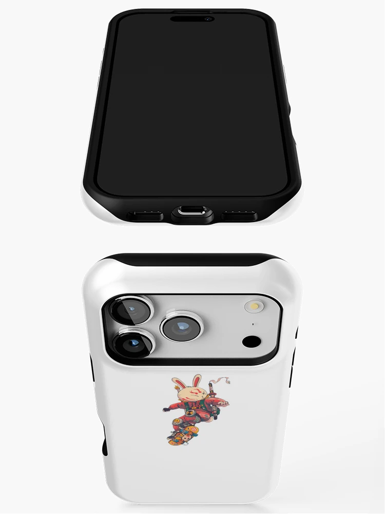 Thumbnail 3 of 4, iPhone Case, Derpy Rabbit designed and sold by alpha-Designs-.