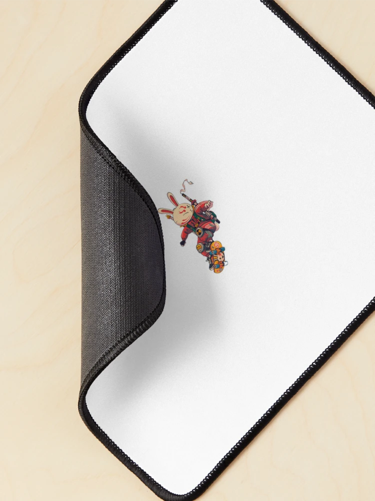 Thumbnail 2 of 5, Mouse Pad, Derpy Rabbit designed and sold by alpha-Designs-.