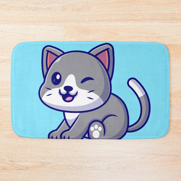 Item preview, Purrfect Pose: Cute Cat Sitting Cartoon Vector Icon Illustration designed and sold by hjian8219.