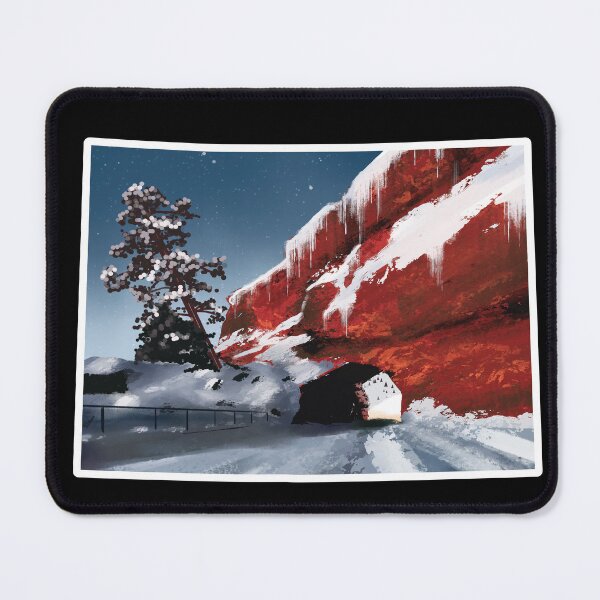 Item preview, Colorado Outline Landscape Red Rocks Winter  designed and sold by Hanneliza.