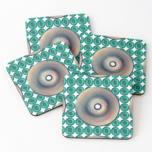Item preview, Circular Dynamic Vibration Seamless Pattern  designed and sold by Dodern.