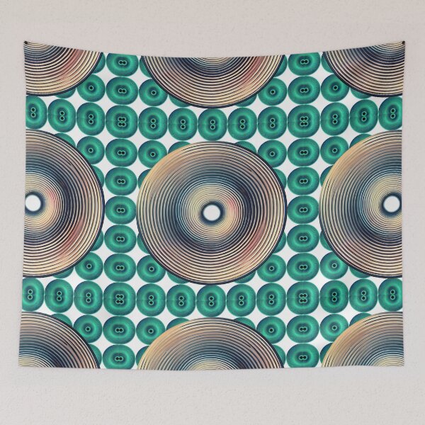 Item preview, Circular Dynamic Vibration Seamless Pattern  designed and sold by Dodern.