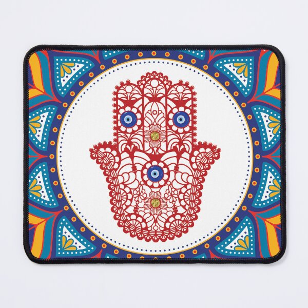 Item preview, HAMSA WITH TURKISH NAZAR EYE designed and sold by LuDesign11.
