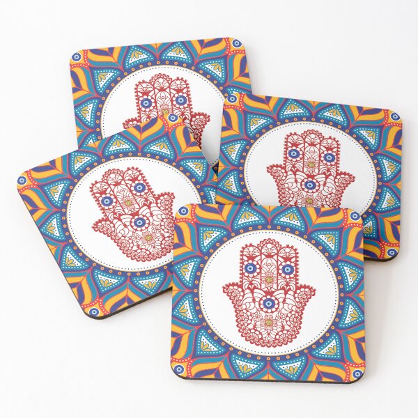 Item preview, HAMSA WITH TURKISH NAZAR EYE designed and sold by LuDesign11.