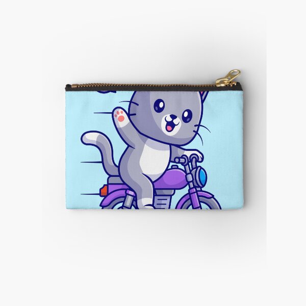 Item preview, Whiskered Rider: Cute Cat Riding Motorcycle Cartoon Vector Icon Illustration designed and sold by hjian8219.