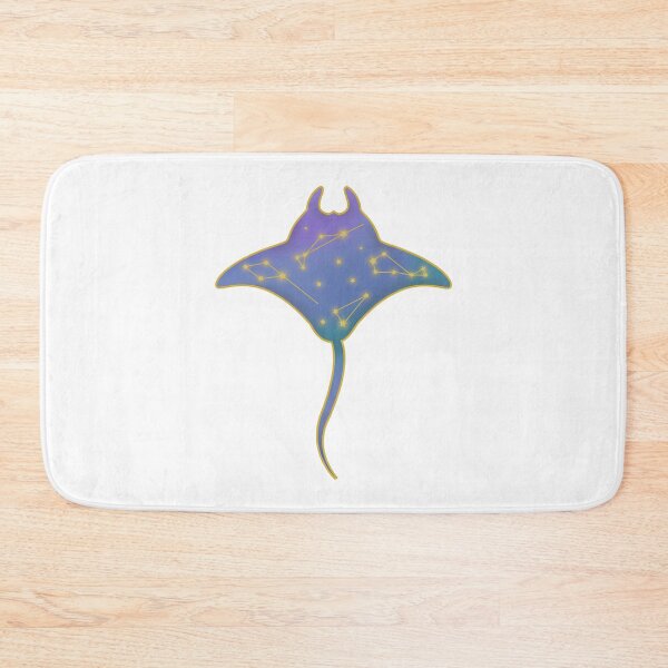 Item preview, Manta Ray Star Constellation Watercolor designed and sold by Saltycurrent1.
