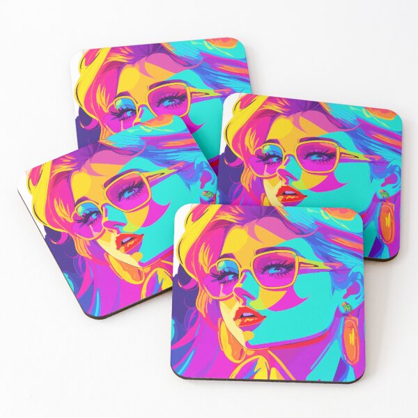 Item preview, "Neon Dreams: Radiant Retro Glamour" designed and sold by LoveSecrets.