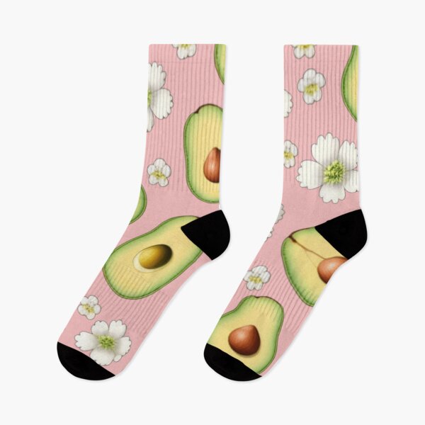 Item preview, Pretty pink avacado floral  designed and sold by Roxburylane.