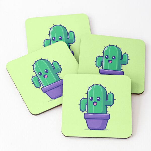 Item preview, Adorable Cactus Companion: Cute Cactus in Pot Cartoon Vector Icon Illustration designed and sold by hjian8219.