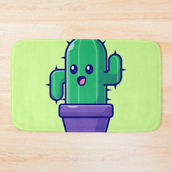 Item preview, Adorable Cactus Companion: Cute Cactus in Pot Cartoon Vector Icon Illustration designed and sold by hjian8219.
