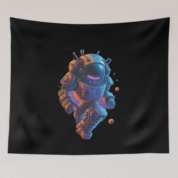 Item preview, Robot Vintage, Blue, robot astronaut, Japan, #2 designed and sold by MarcioCellos.